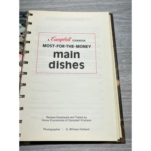Vintage Campbell Soup Cookbooks Lot of 2 Main Dish Recipes Stews Sauces - Picture 11 of 12